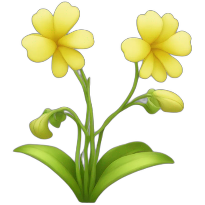Fleur jaune emoji