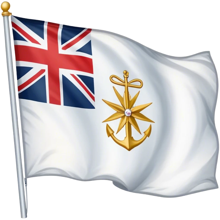 White ensign flag emoji