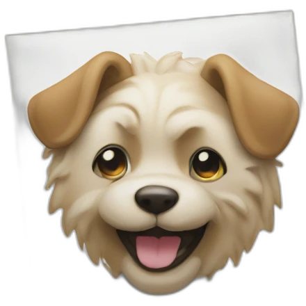 Postcard folded emoji