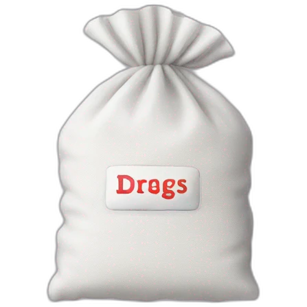 Drugs bag emoji