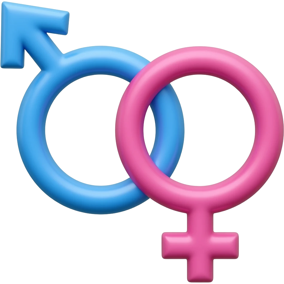emoji where male and female symbols are together connected emoji