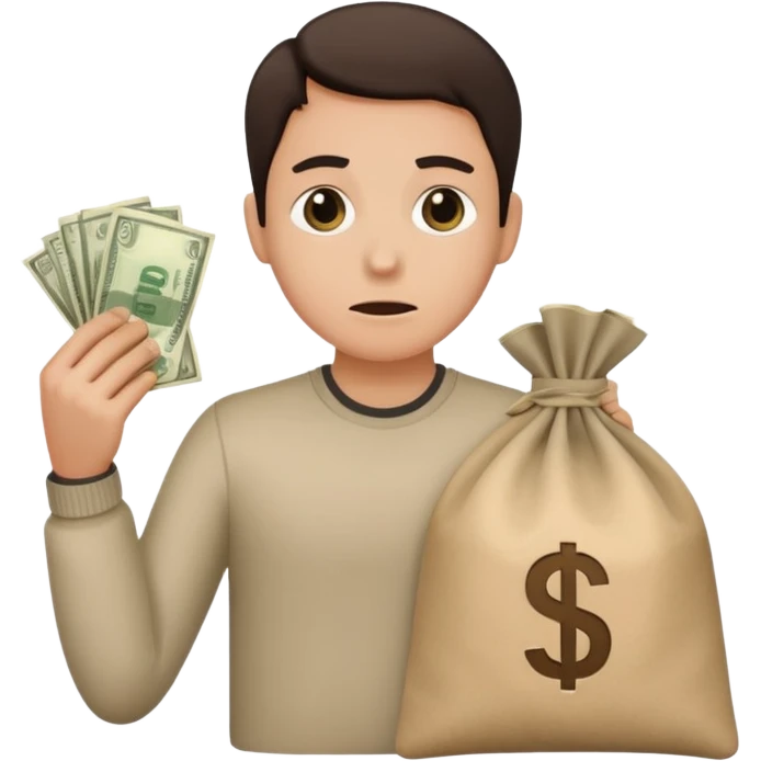 Robbery  the money not pistole emoji