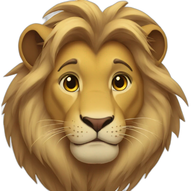 simba coeur emoji