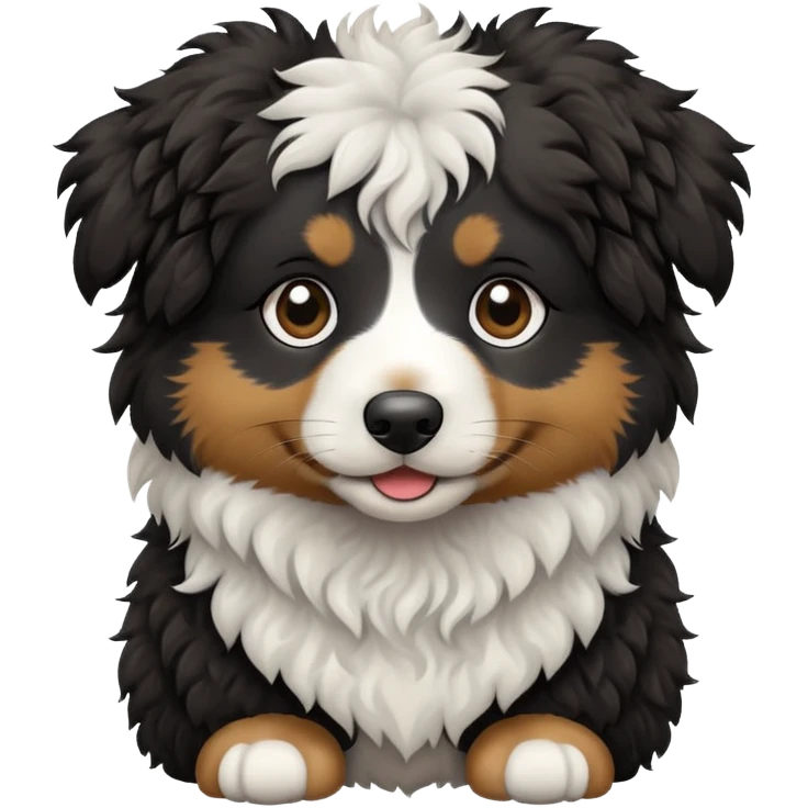 mini aussie doodle black emoji