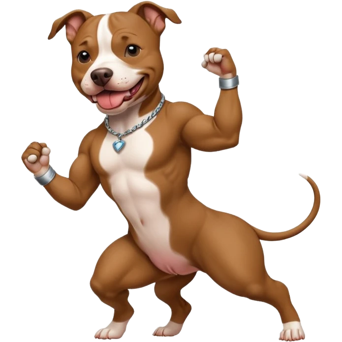 Dancing pitbull emoji