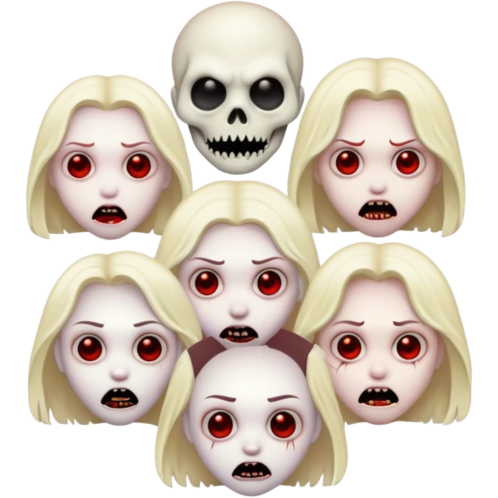 Horror characters emoji