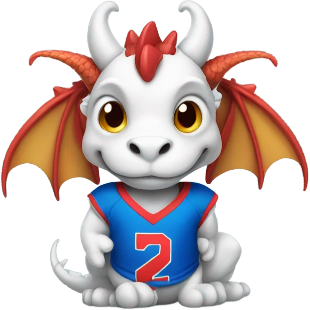 Dragon wearing jersey  emoji