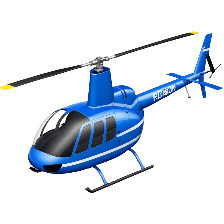 Robinson R44 - Robinson Helicopter Company (Model Year: 2021) (Iconic colour: Blue) emoji