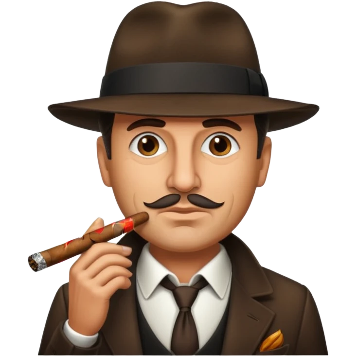 mafia boss cigar emoji