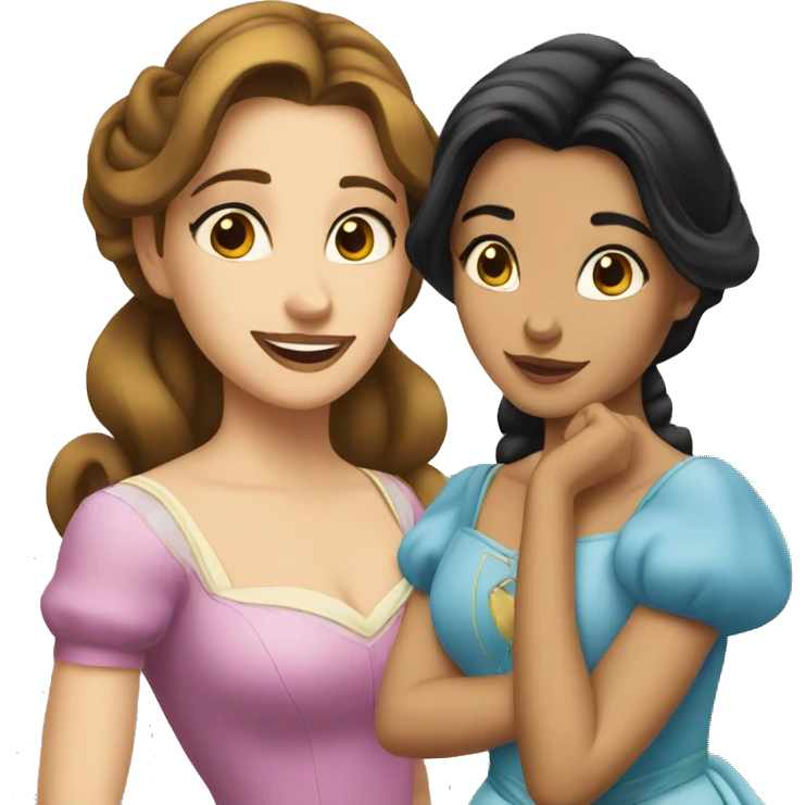 belle and jasmine emoji