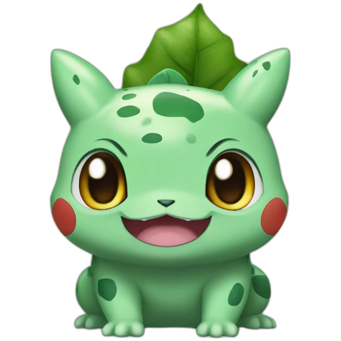 bulbasaur mixed with pikachu emoji
