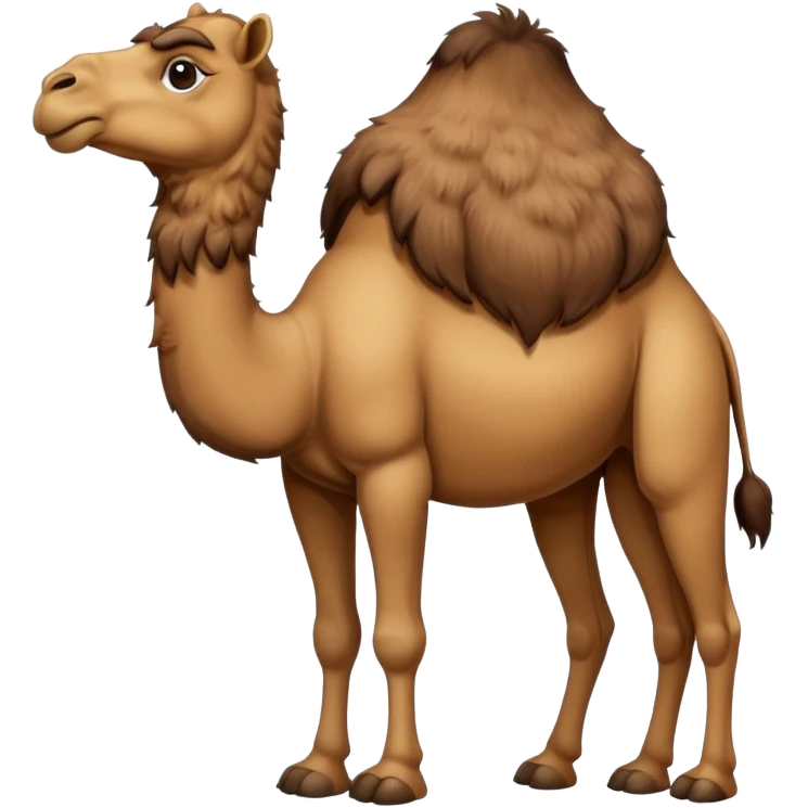 a camel with a big nose emoji