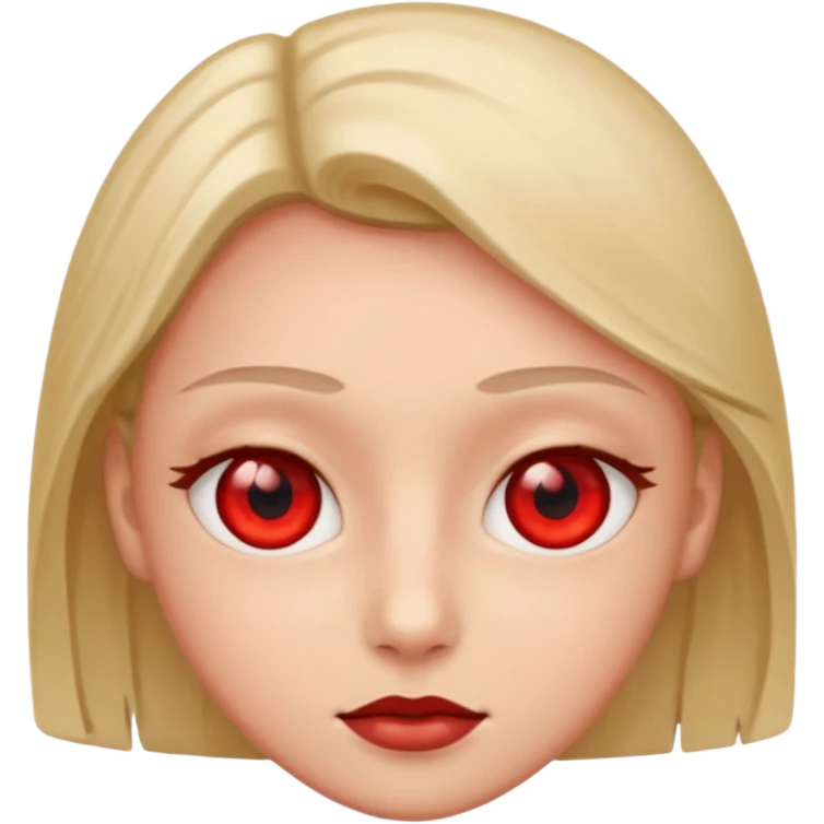 🫩haz que tenga los ojos rojos  emoji