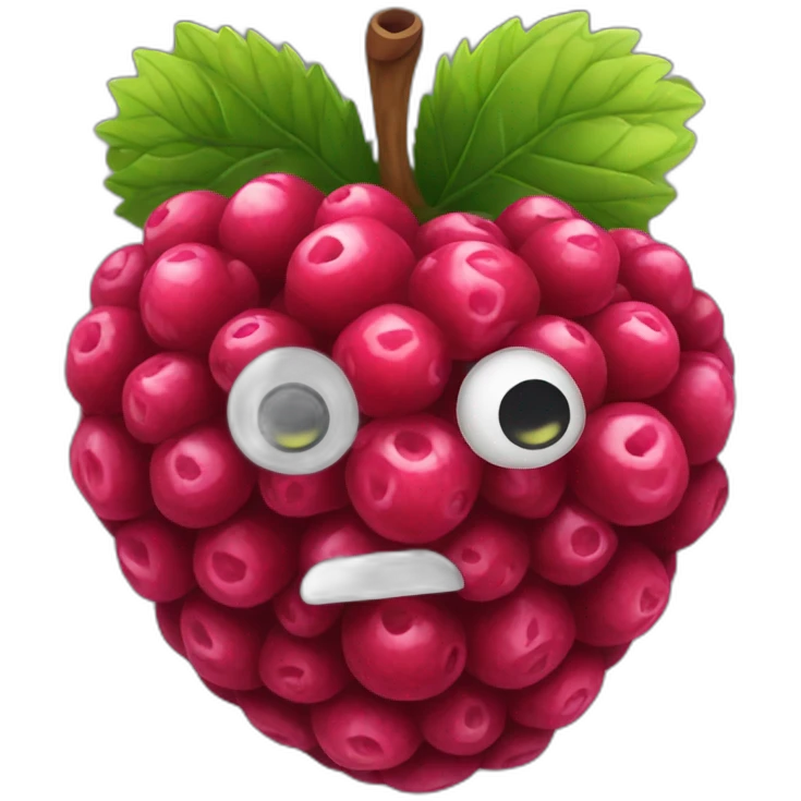 Raspberry emoji