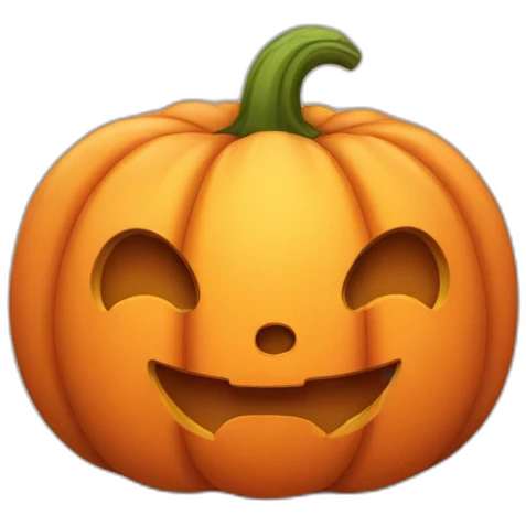 Cute pumpkin emoji
