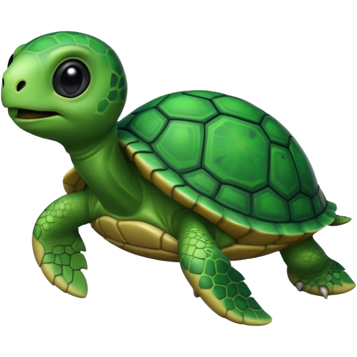Alien turtle emoji