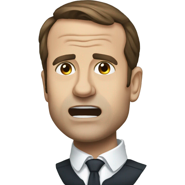 Macron qui pleure  emoji