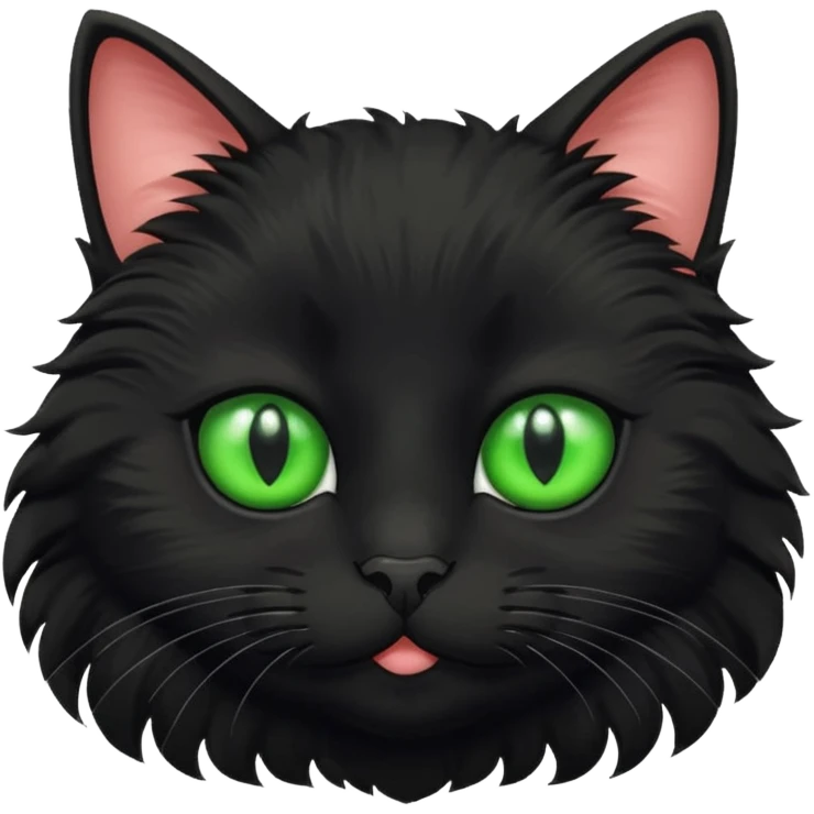 Black Kitty face emoji