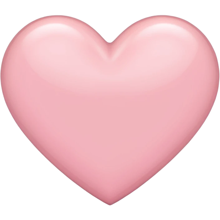 light pink heart emoji