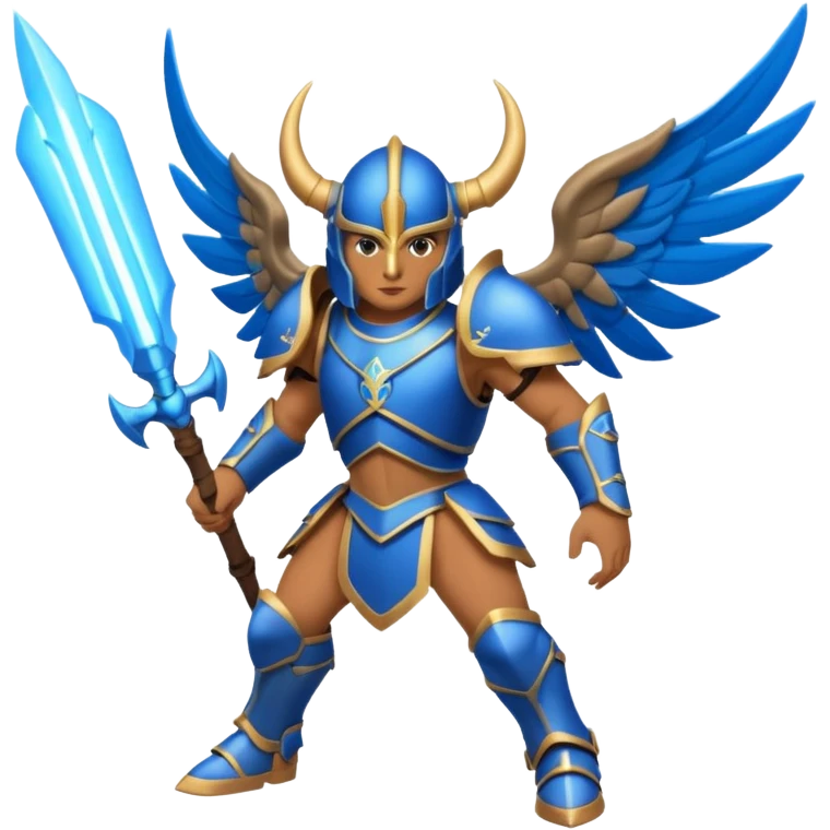 Create icons inspired by the movie Avatar with blue warriors, glowing forests, flying creatures, and epic battles. emoji