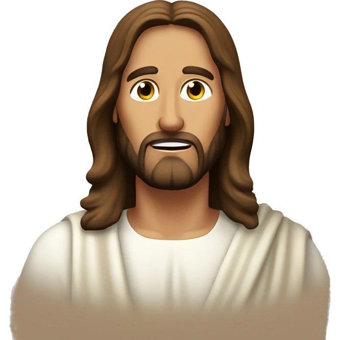 As Jesus said, turn the other cheek after being hit emoji