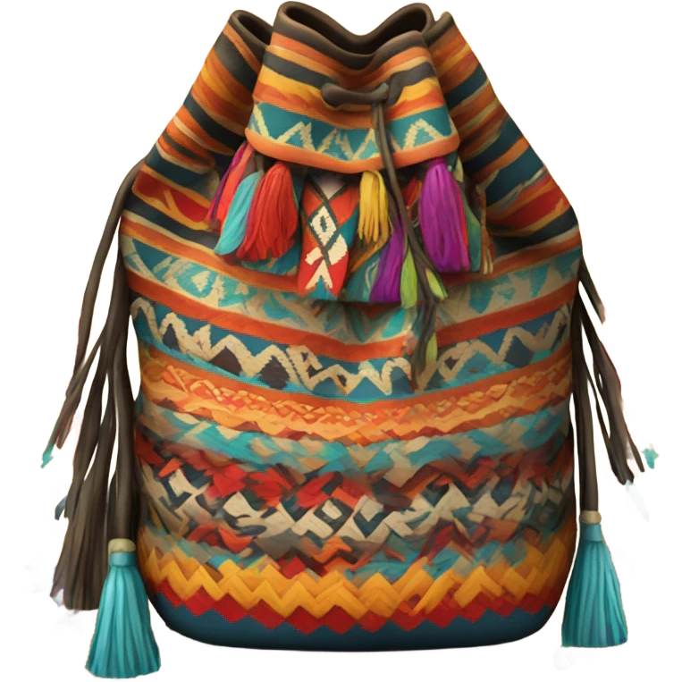 mochila indigena artesanal emoji