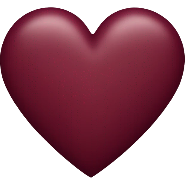 Maroon heart  emoji
