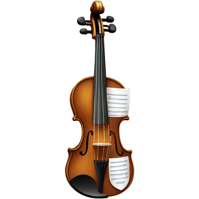 A violin that’s annoyed by hands emoji