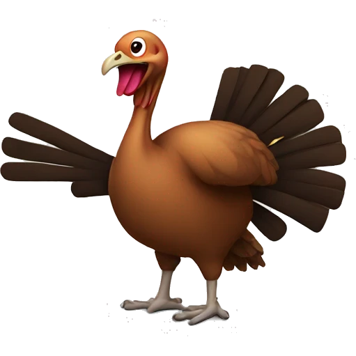 Turkey dancing emoji