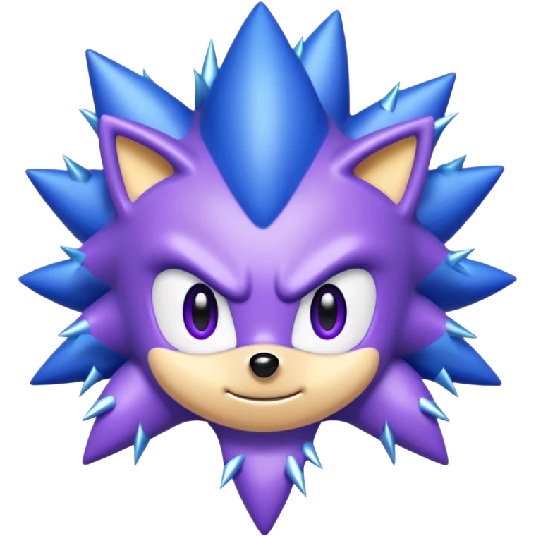 glitter purple sonic emoji