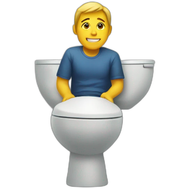 seated on toilets emoji