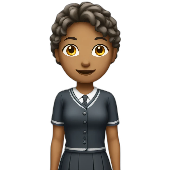 online school girl emoji