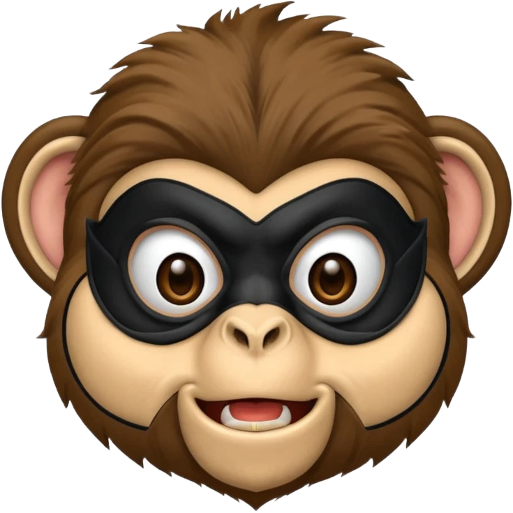 super monkey face zorro emoji