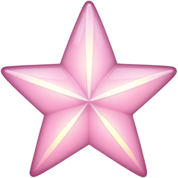 pale pink star sparkle emoji