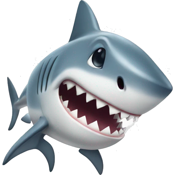 Cute shark  emoji