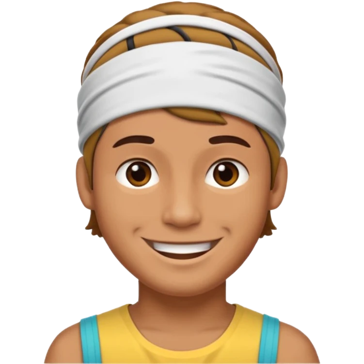 guy with headband emoji