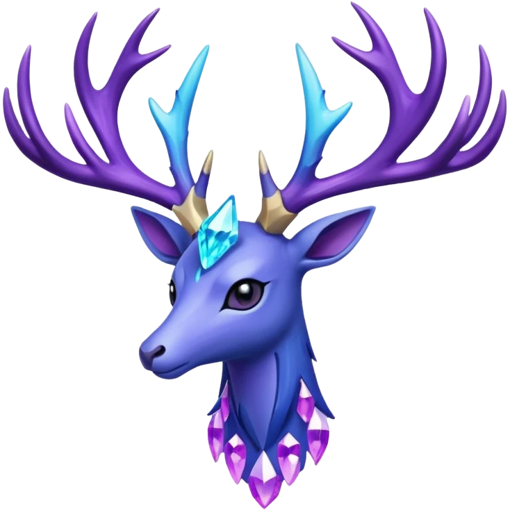 Pokemon legendary cian and purple crystal xerneas emoji