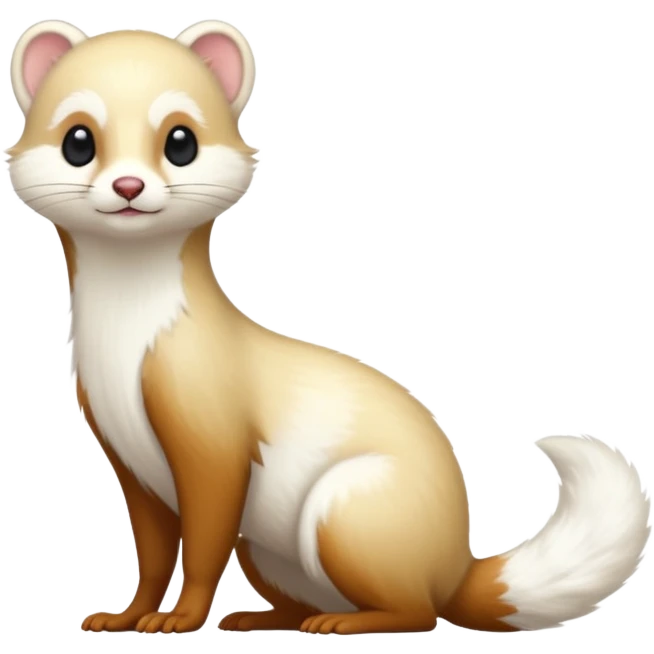 White stoat emoji