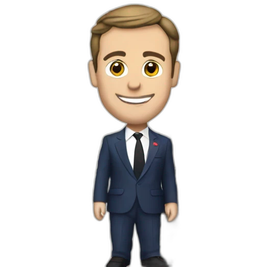 Macron sur la Tour Eiffel emoji