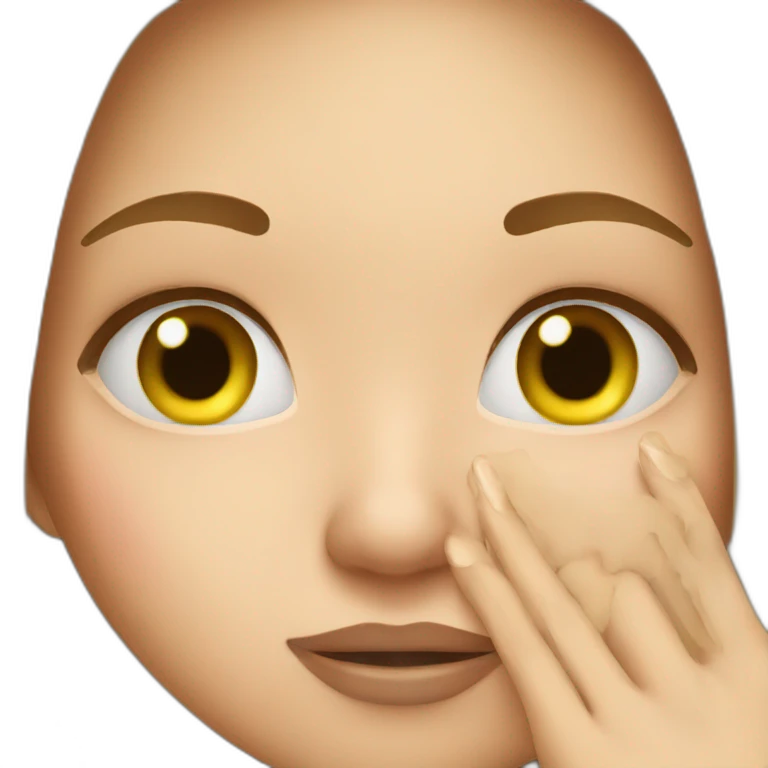 Girl-covering-nose-bad-smell emoji