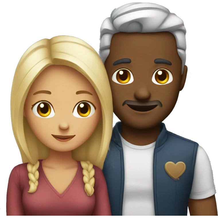 Couple love emoji
