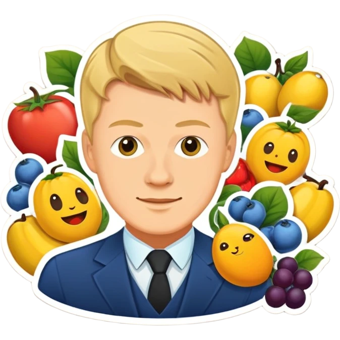 Stickers with Sergey Yesenin emoji