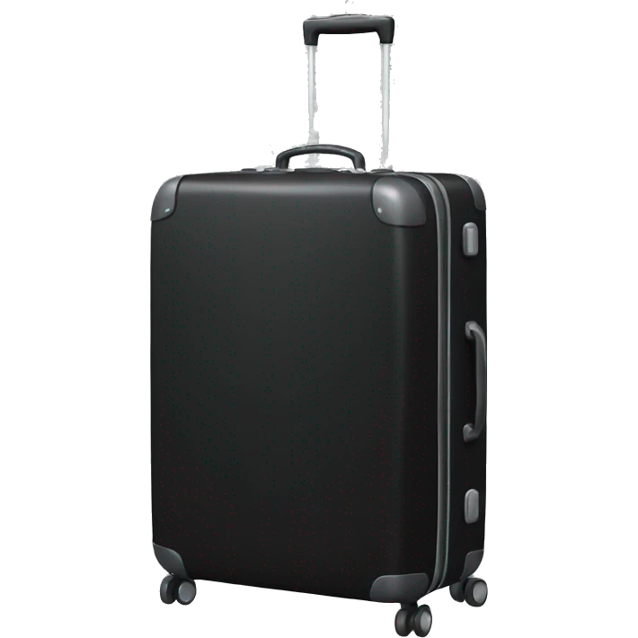 Black luggage emoji