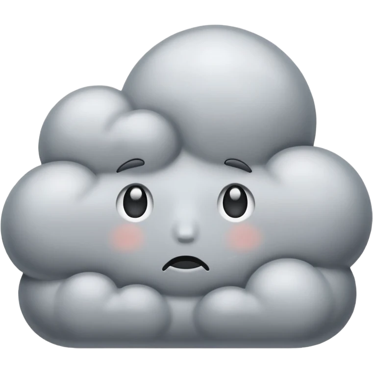 a sad cloud emoji