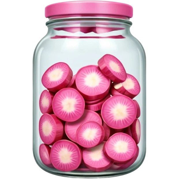 Pink Pickled ginger emoji