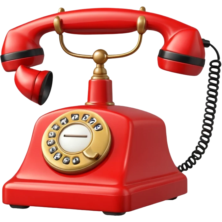 red phone ringing emoji