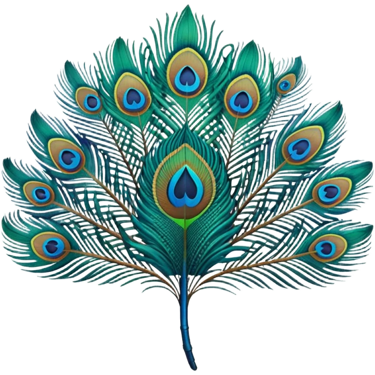 peacock feather emoji