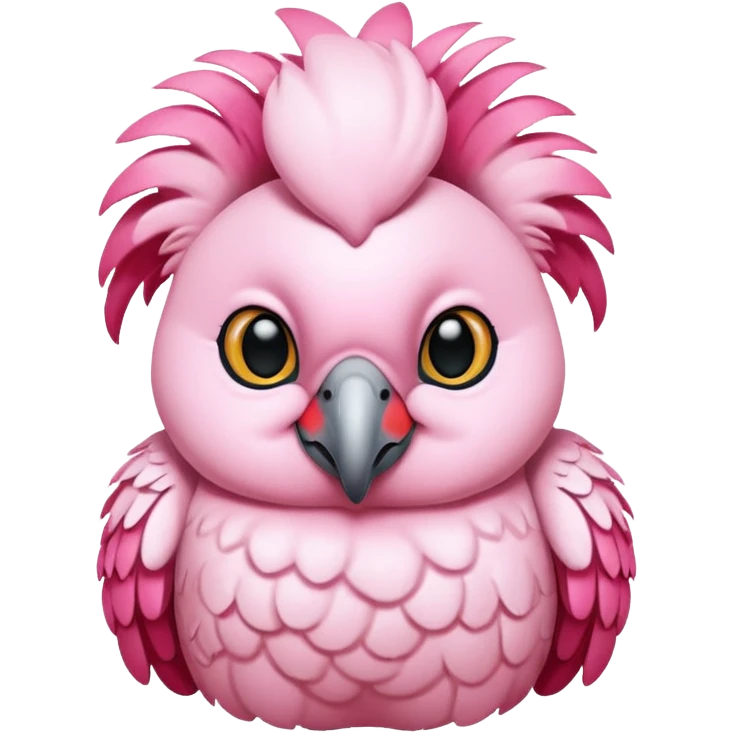 Pink cockatoo  emoji
