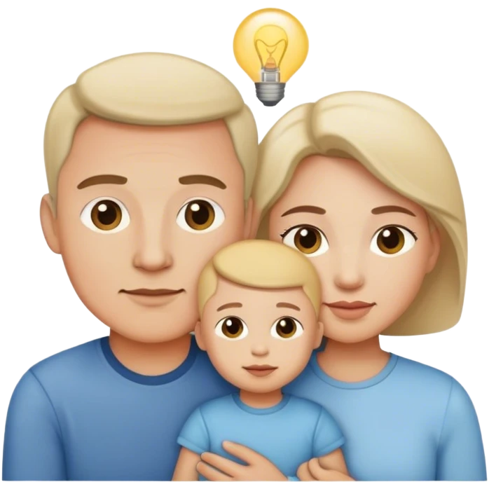 mum dad child emoji