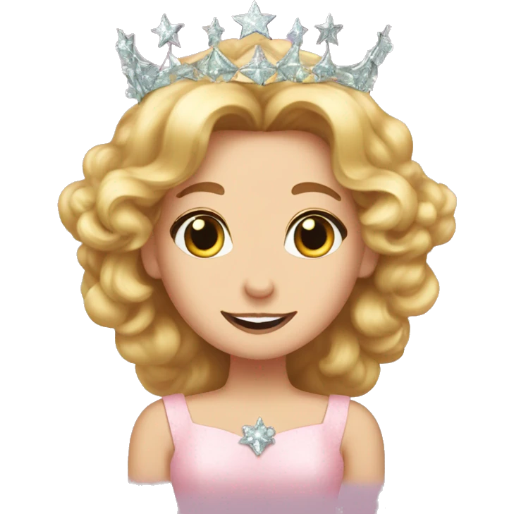 glinda the good witch bubble crown  emoji